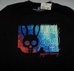 NWT Psycho Bunny BLACK Graphic Long Sleeve T-Shirt PIMA COTTON Men 7/XL LOGO
