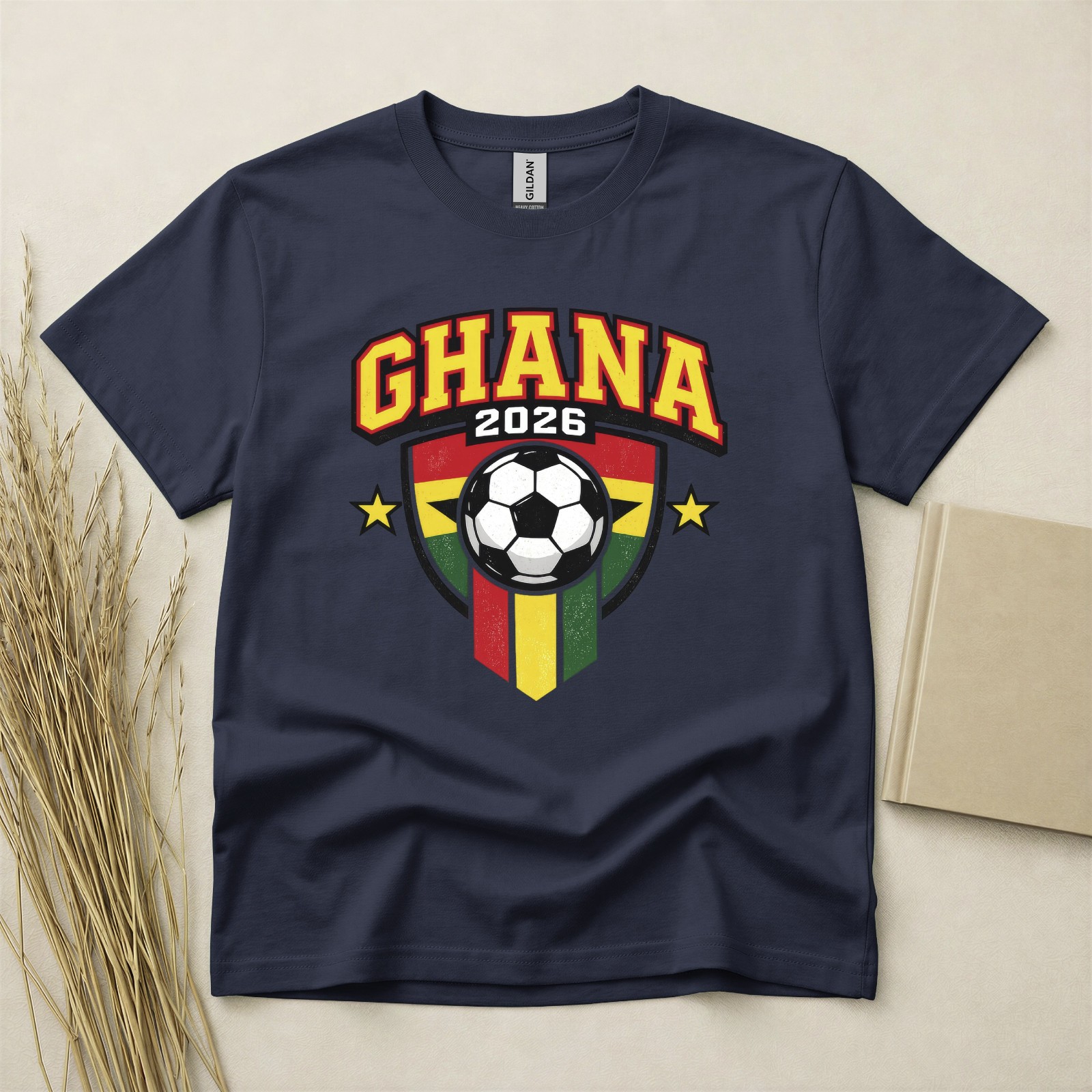 Ghana 2026 Football Fan T Shirt Soccer Supporters Gildan Cotton Family Top gallery