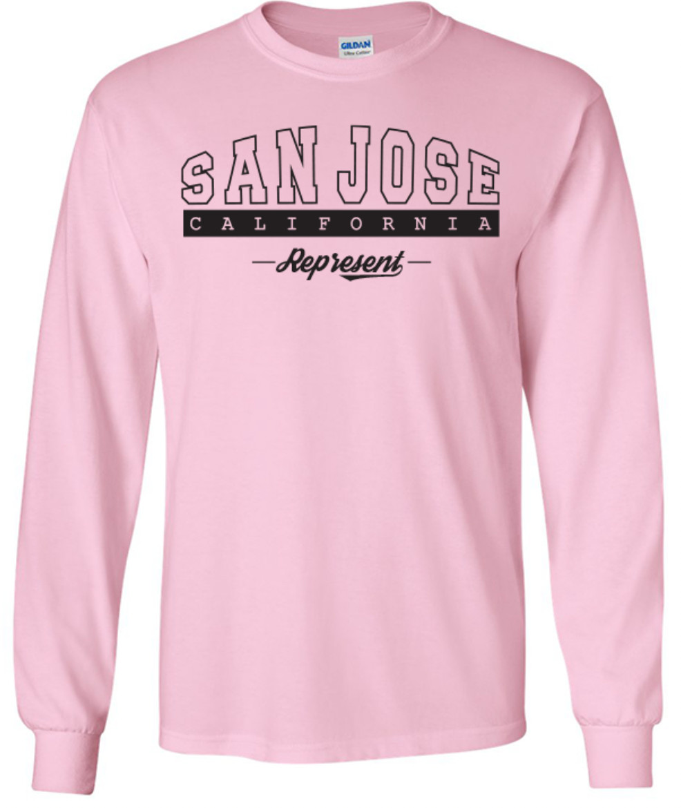 San Jose California State T-Shirt Long Sleeve Graphic Tees Unisex Apparel gallery