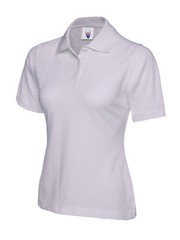 Custom Printed Personalised Ladies Polo Shirt your text logo stag workwear top