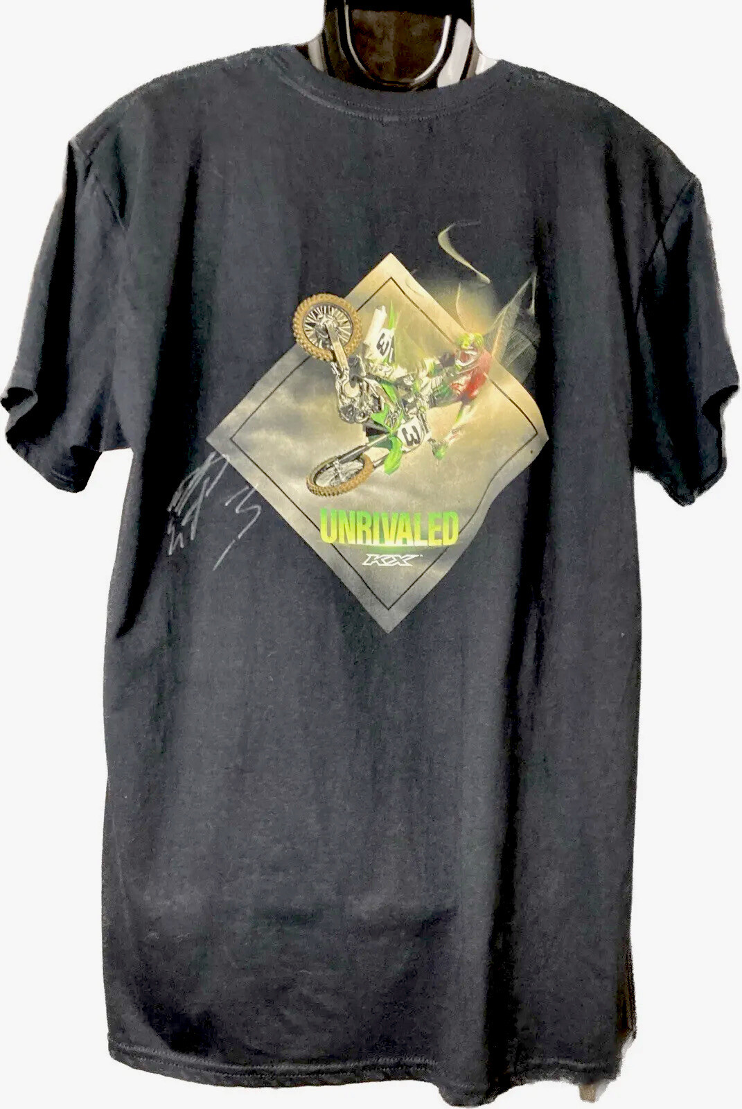 Kawasaki T-Shirt Signed By Eli Tomac #3 Men’s XL