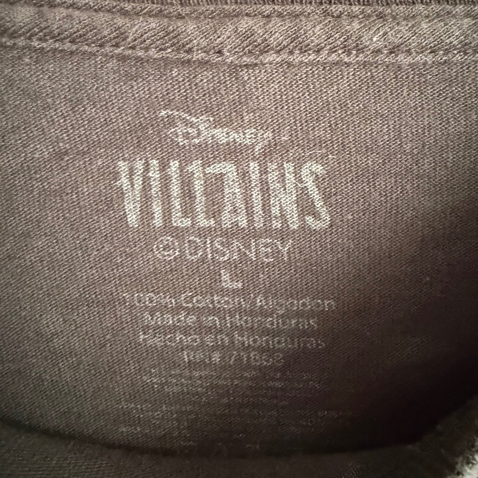 DISNEY VILLAINS Black Unisex T-Shirt, Maleficient, Ursula, L gallery
