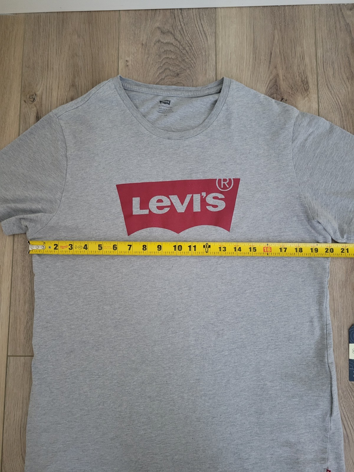 Levi's Men's Graphic Tee Tshirt Sz L Gray gallery