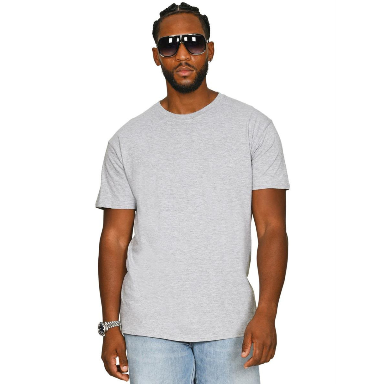 Bellvare Plain Blank Mens Mans Cotton Tee Shirt Tshirt Value T-Shirt Crew Neck gallery