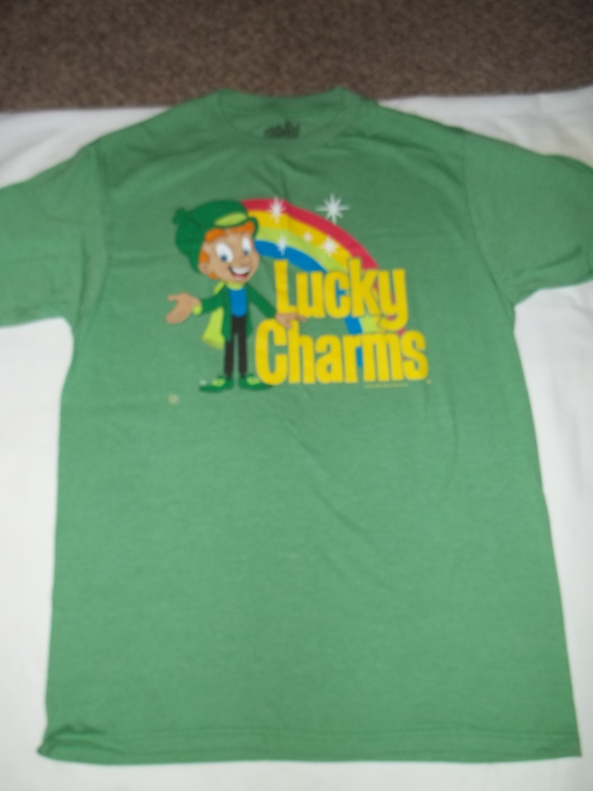 #5- Tee Luv Lucky Charms T-shirt sz Med NWOTS St. Patty’s Day