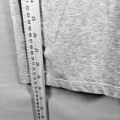 DAVID Archy Mens Heather Gray V Neck Short Sleeve T Shirt Size M