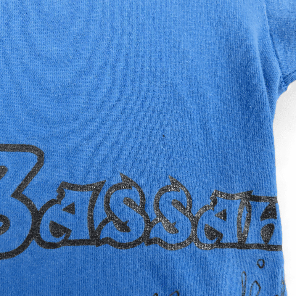 Bassaholics Shirt Adult LARGE Blue Y2K Addicted Trophy Hunters Fishing Fisherman gallery