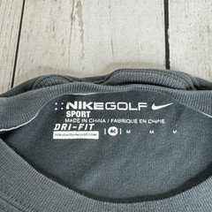 Nike Golf Swoosh Graphic Crew Neck Short Sleeve T Shirt Mens Size Medium Gray