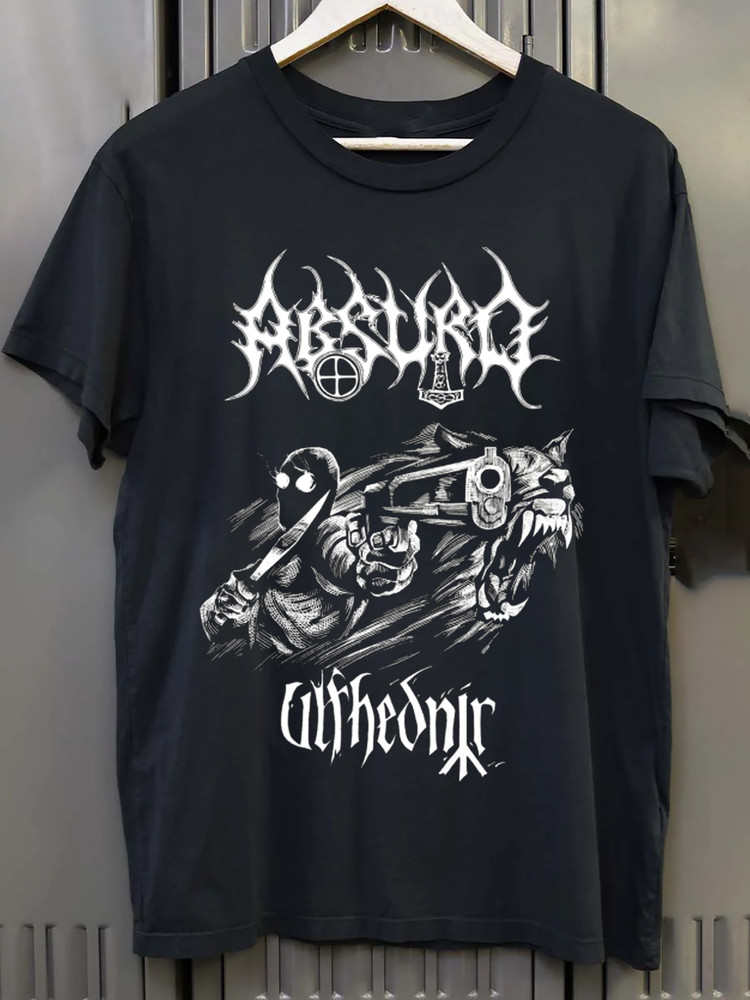 Rare ABSURD – Ulfhednir Gift For Fan Black All Size Shirt