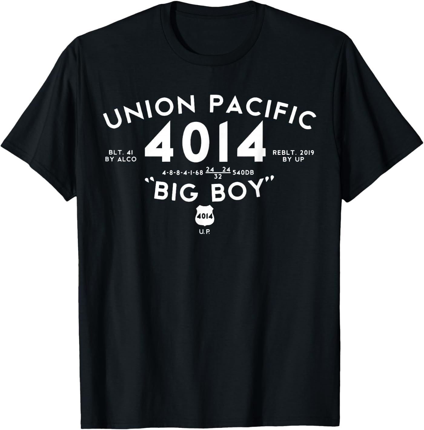 Big Boy 4014 Union Pacific Steam Engine Railroad T-Shirt gallery