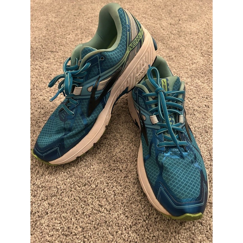 Brooks Ravenna 7 R7 Running Shoes Athletic Sneakers Blue Green Women’s Size 11
