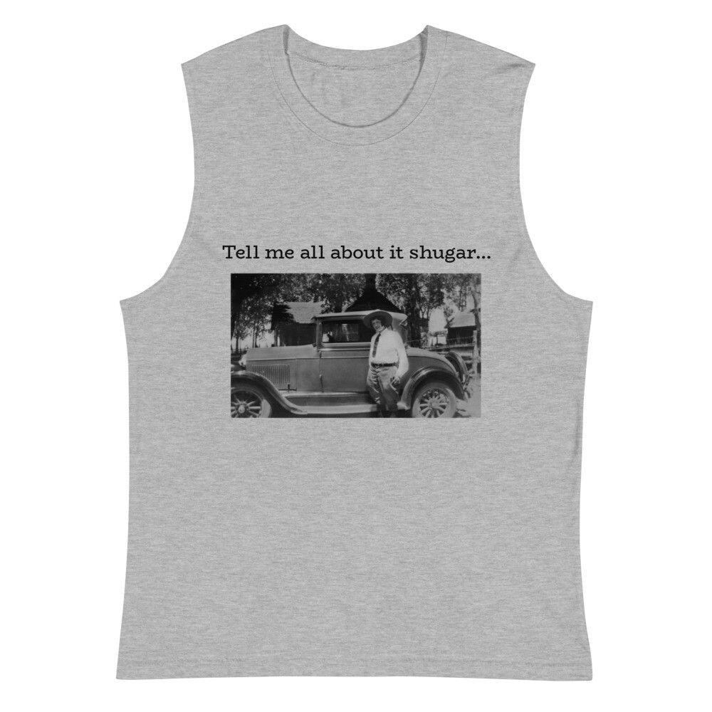 Muscle Shirt Roaring 20s Vintage Black and White gallery