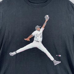 Jordan Men Birmingham Barons Michael Jordan 45 Baseball T-Shirt Black FN5990-010