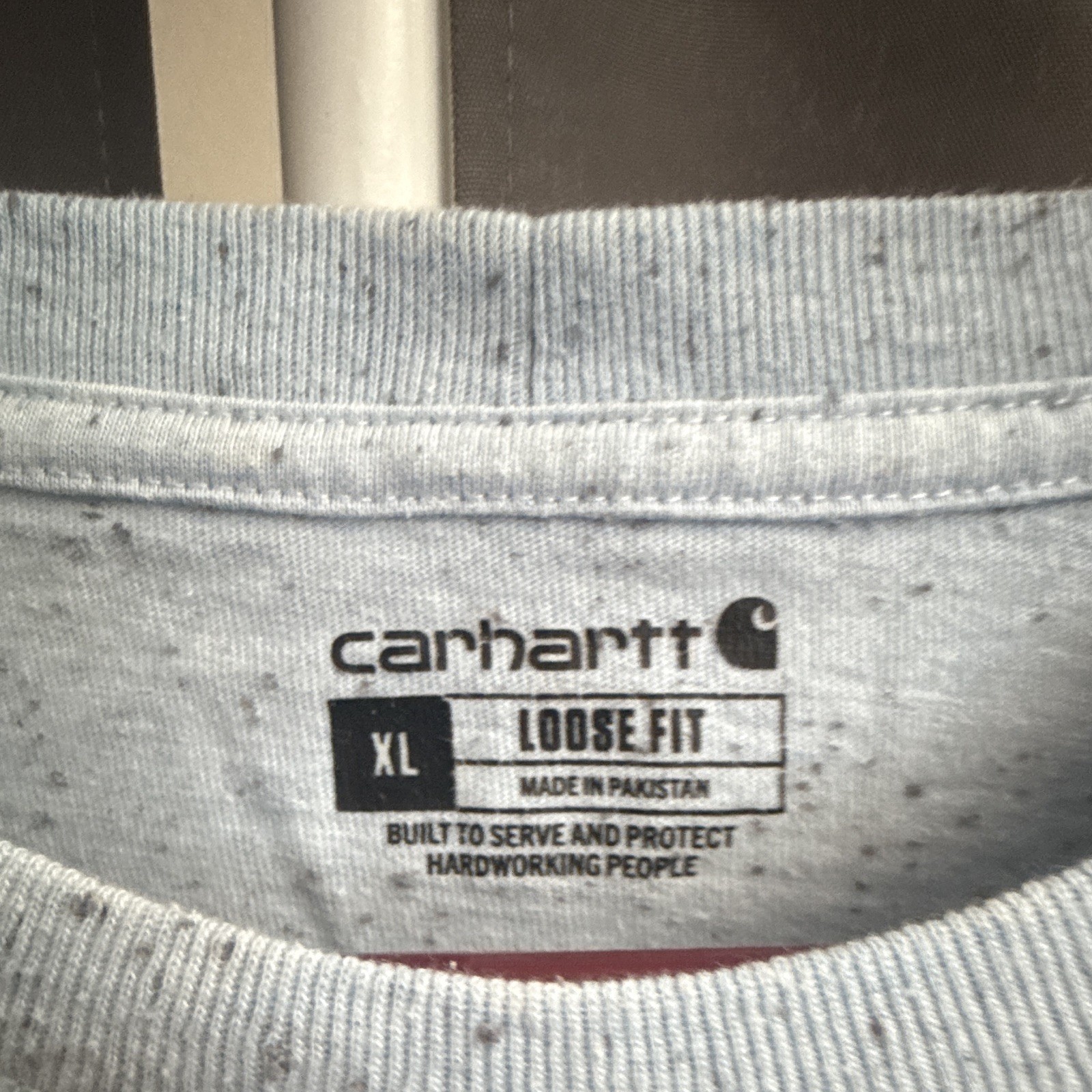Carhartt K87 Loose Fit Pocket T-Shirt XL Light Blue Crew Neck gallery
