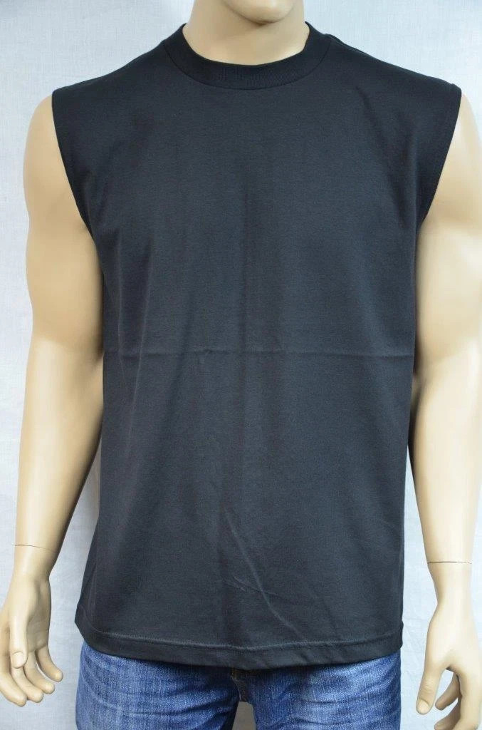 PRO CLUB COMFORT Muscle Sleeveless T-SHIRT Plain Tank Top Mens color M-5XL 1PC gallery
