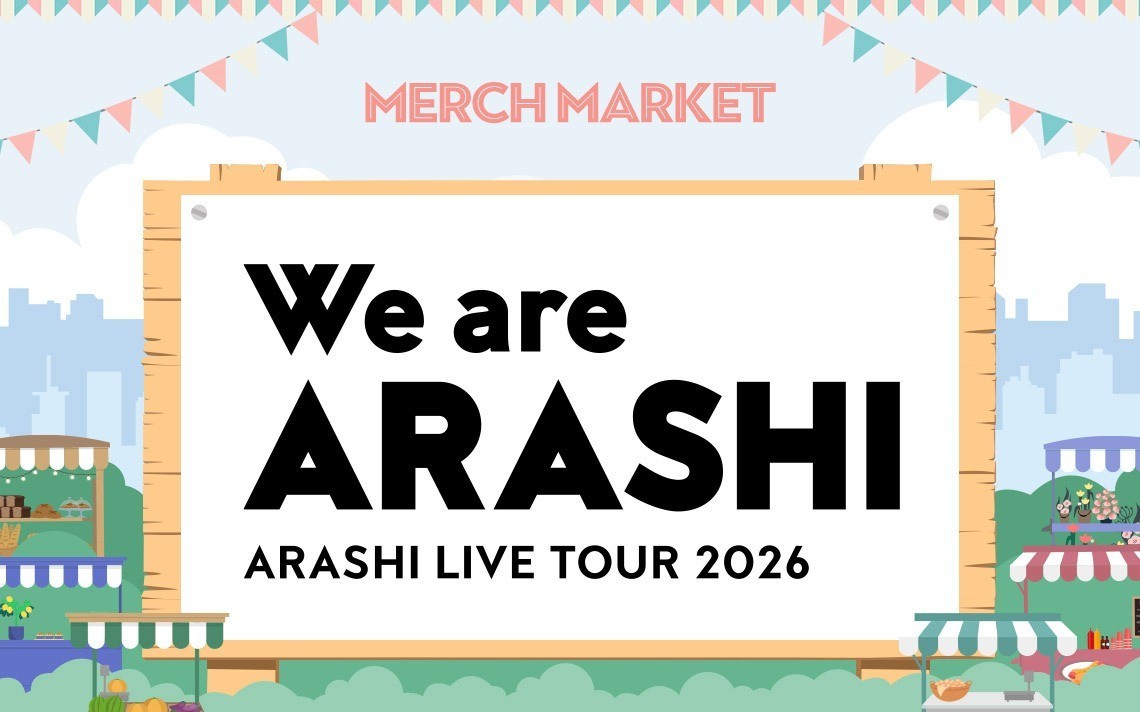 ARASHI LIVE TOUR 2026 We are ARASHI  Final Limited Official Goods Limited NEW