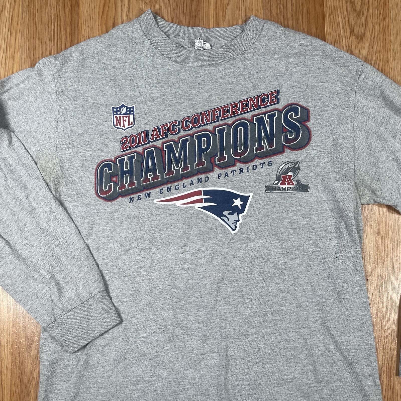Alstyle Apparel&Activewear Long Sleeve T-Shirt Adults M Medium NE Patriots 2011 gallery