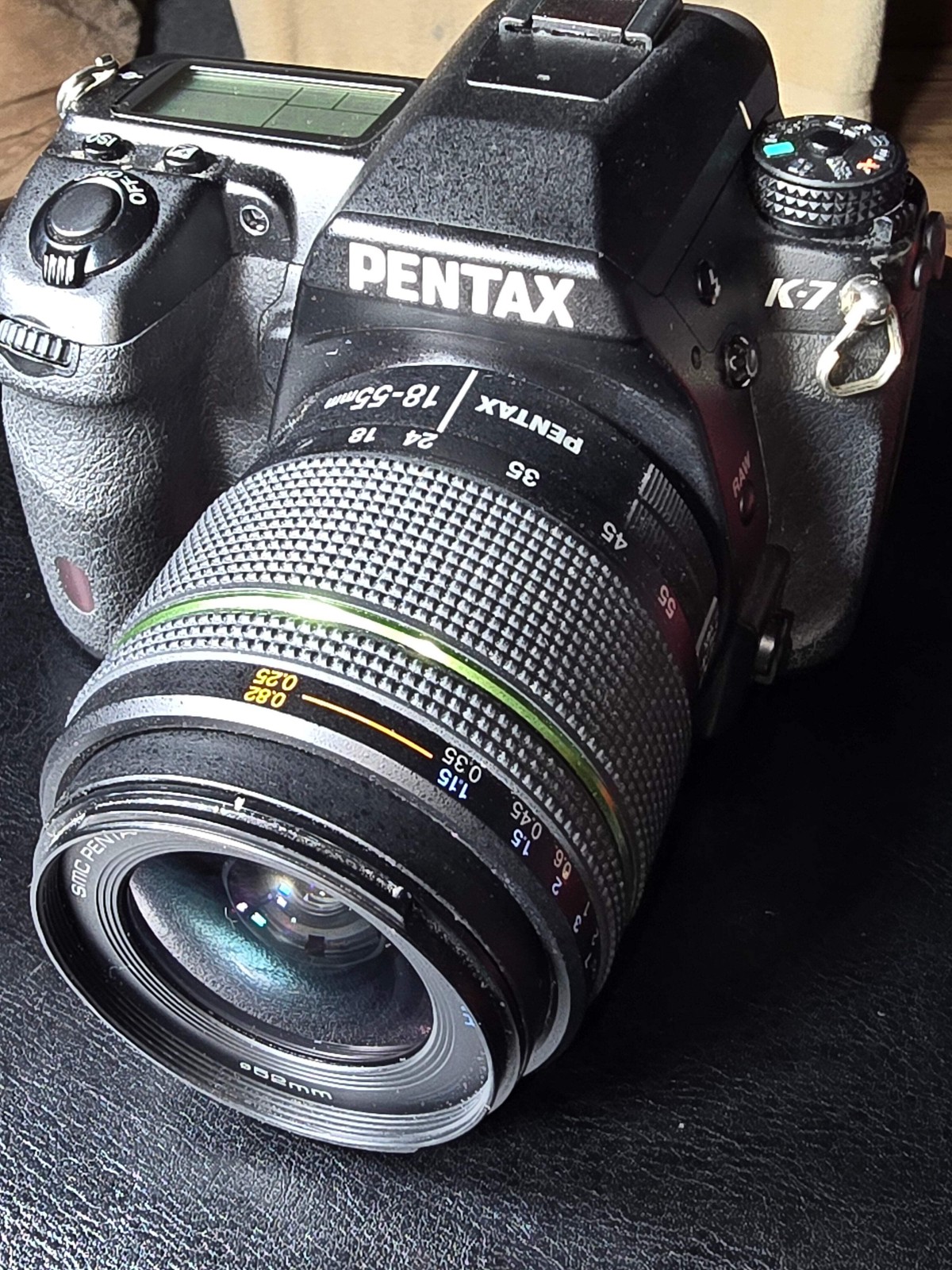 Pentax K7 DSLR 14.6 digital camera with extra lens