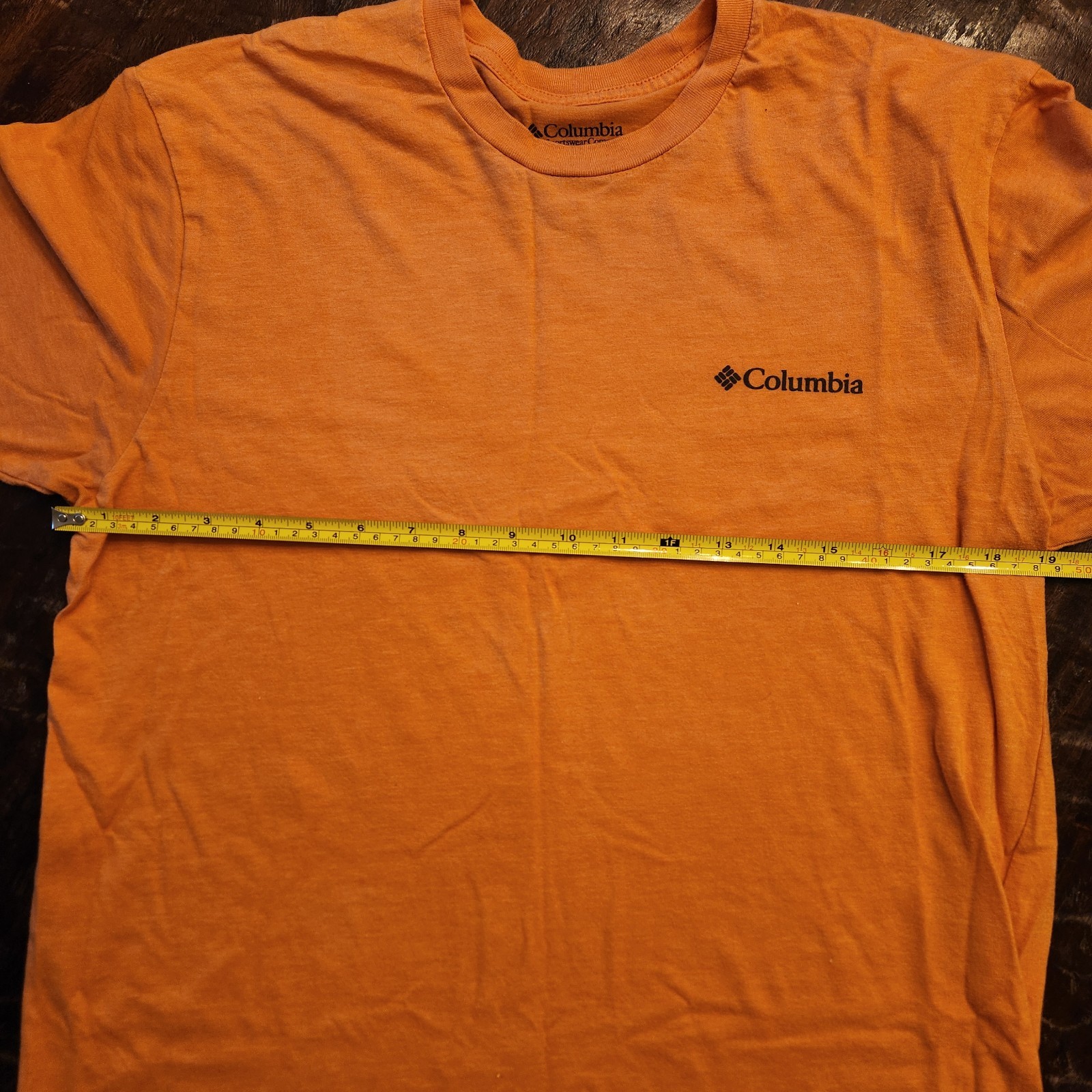 Columbia Texas Longhorns Men's Burnt Orange Copper Basin T-Shirt L Distressed UT gallery