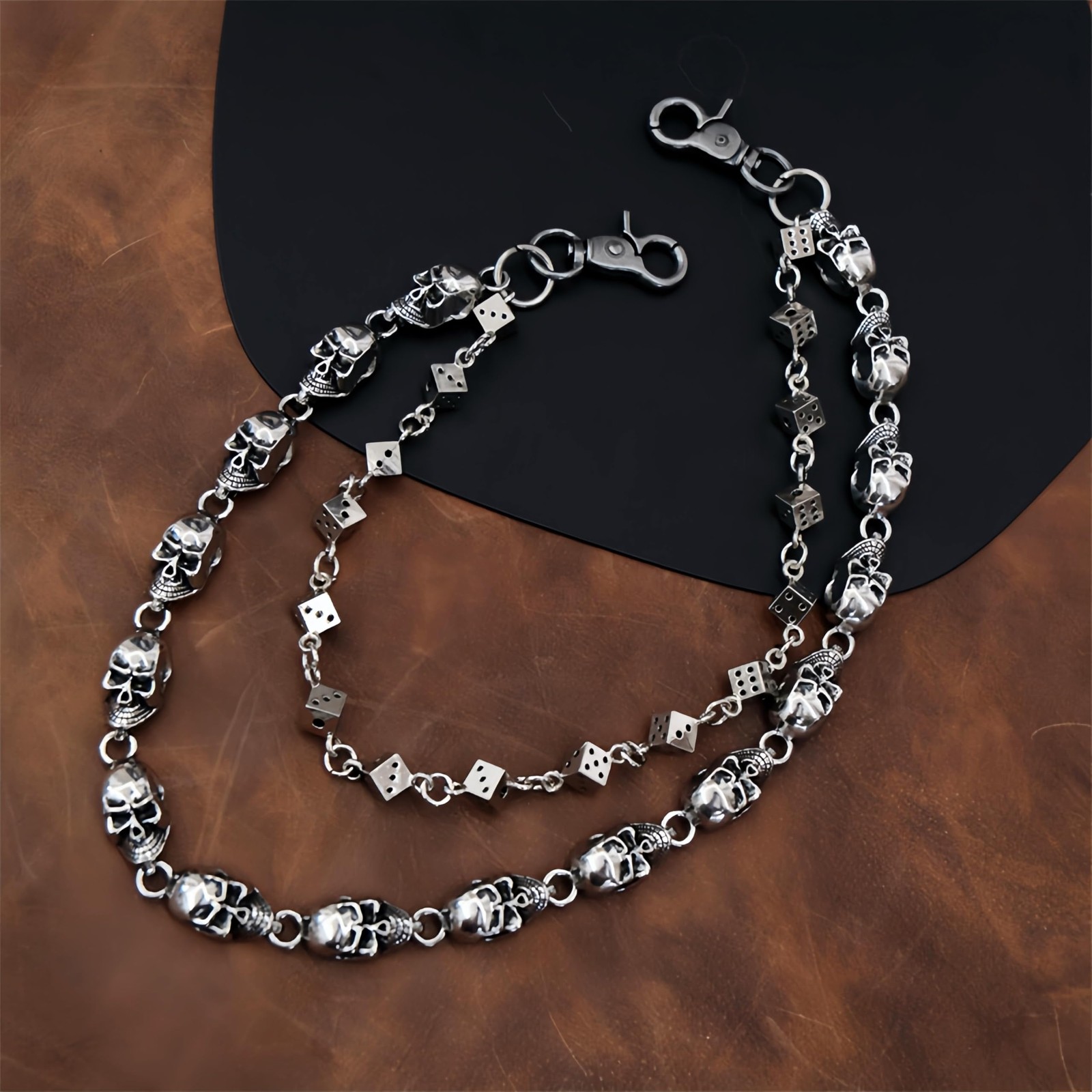Unisex Punk Chains For Pants Heavy Duty Belt Chains Hip Hop Trousers Jeans Chain gallery