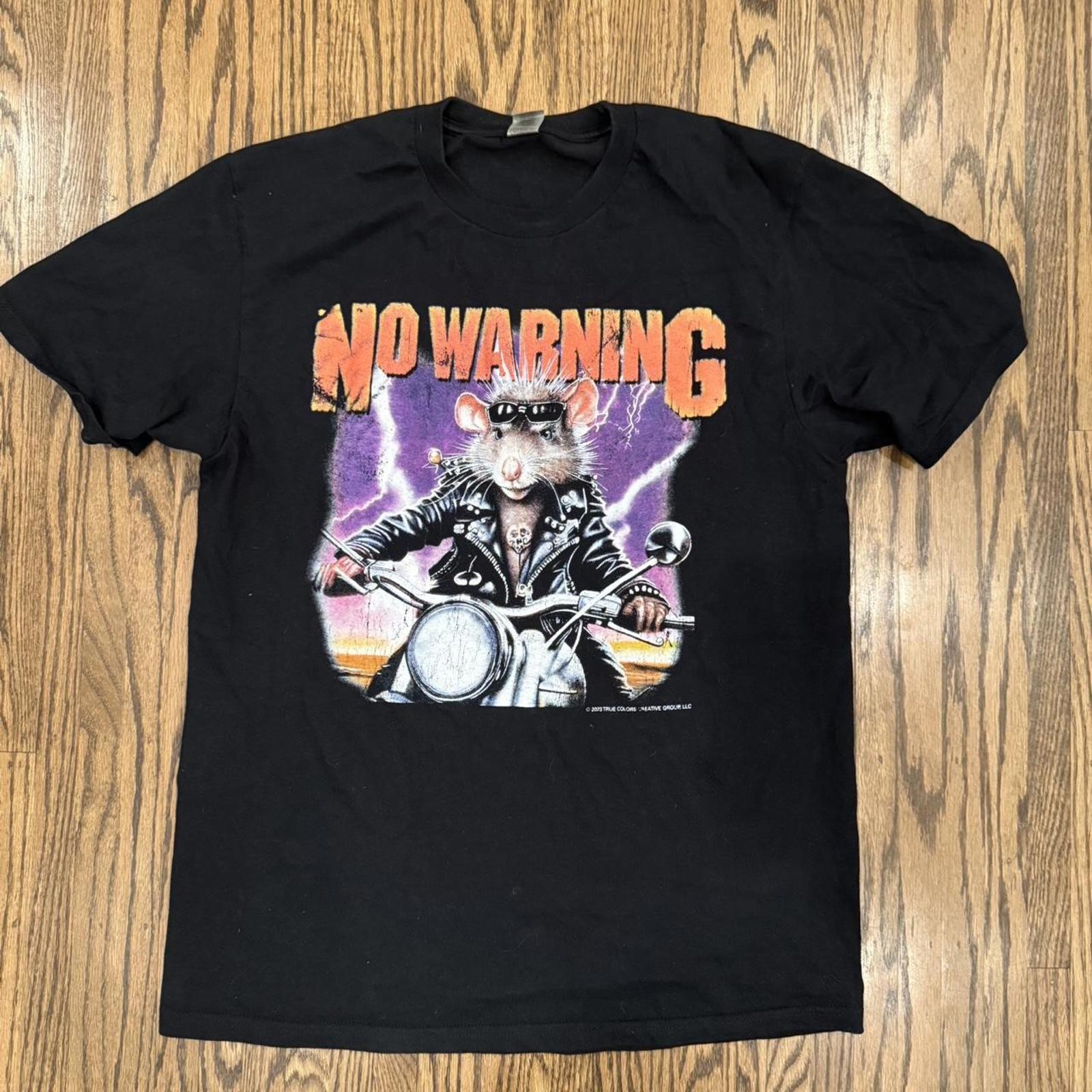 No Warning - Ill Blood Biker Rat Shirt - L gallery