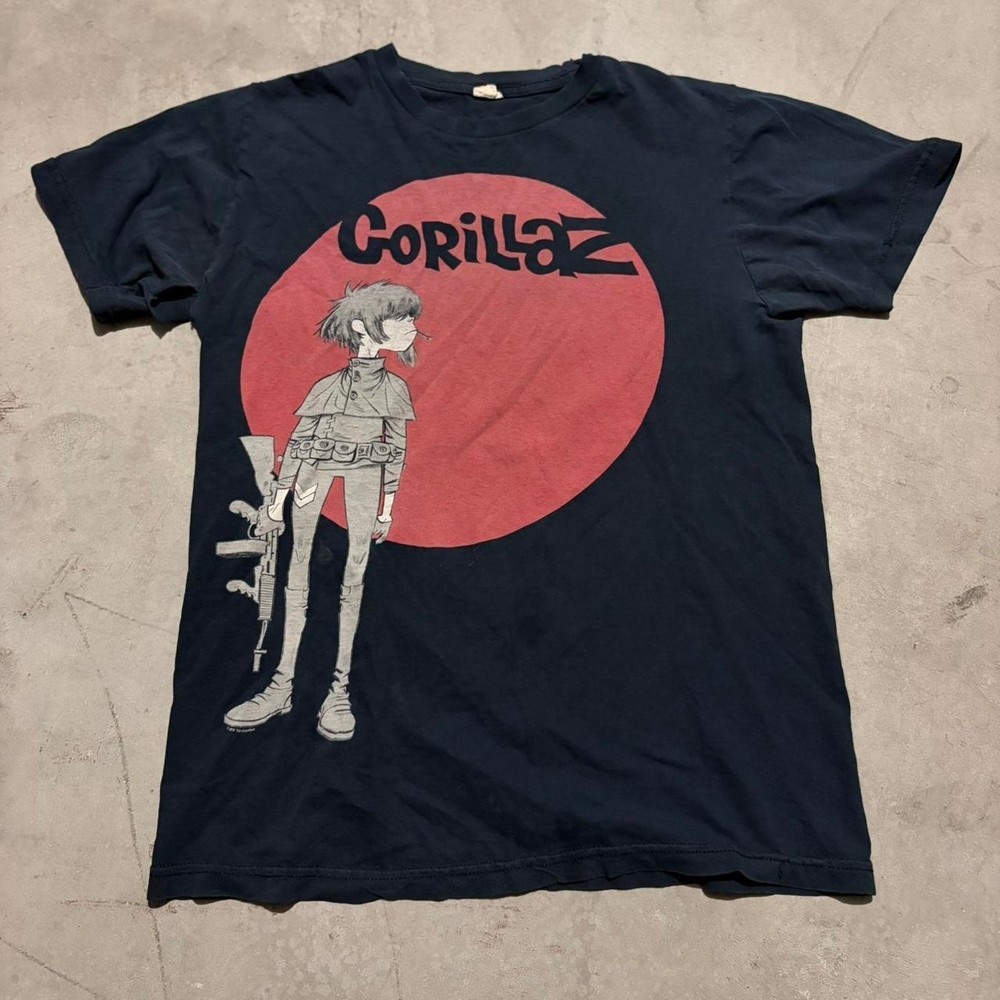 2010 murdoc gorillaz black graphic