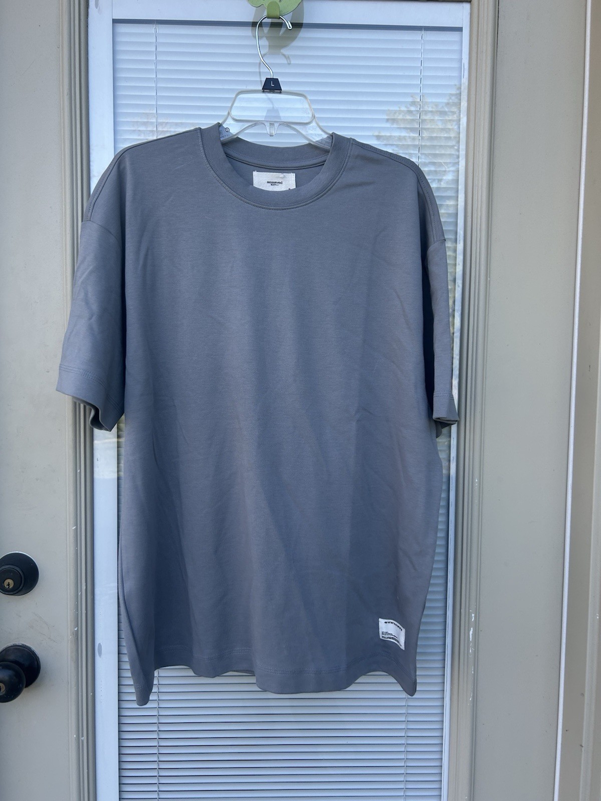 Reserved Supply Men’s Oversize Fit T-Shirt Gray Size CHOOSE Crew Neck NWT gallery
