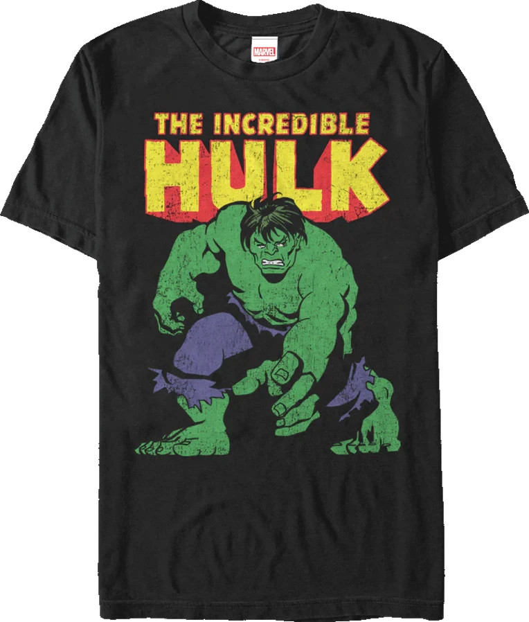 Incredible Hulk T-Shirt 180 GSM | 100% Cotton DTG Print gallery
