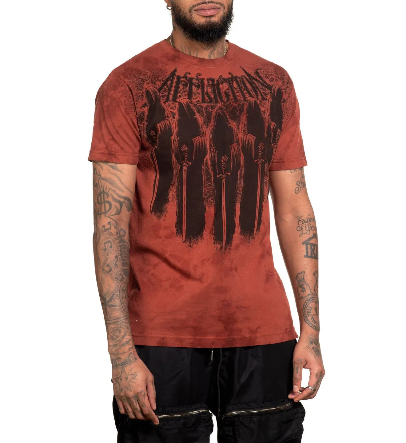 Affliction Classic Vault Men’s “FOREBODING” S/Sleeve T- Shirt; Size: Medium gallery