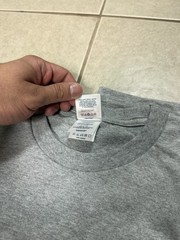 Supreme Arabic Box Logo Tee Size M Heather Grey IN HAND