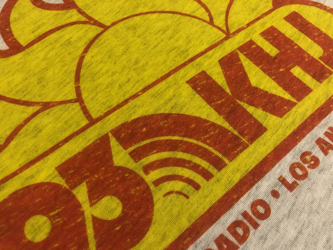 KHJ Radio Los Angeles Vintage logo T-SHIRT FREE S&H USA Tarantino Hollywood B gallery