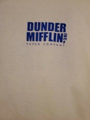 New The Office Dunder Mifflin Paper Company Long Sleeve Mens Medium T-Shirt