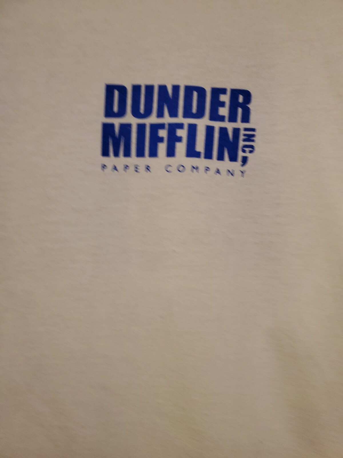 New The Office Dunder Mifflin Paper Company Long Sleeve Mens Medium T-Shirt gallery