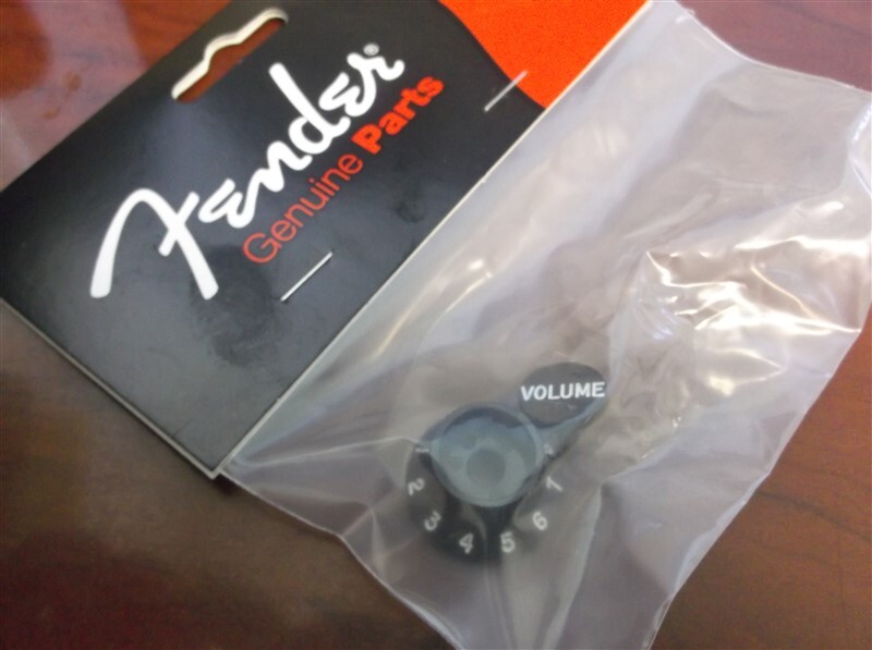 NEW – Genuine Fender S-1 Switch Knob With Volume Insert – BLACK, 005-9267-029