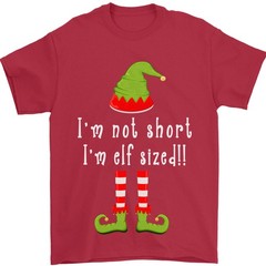 Im Not Short Im Elf Sized Funny Christmas Mens T-Shirt 100% Cotton
