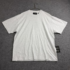Represent Shirt Mens Large Ice Grey Marl Initial Oversized Jersey Tee Cotton