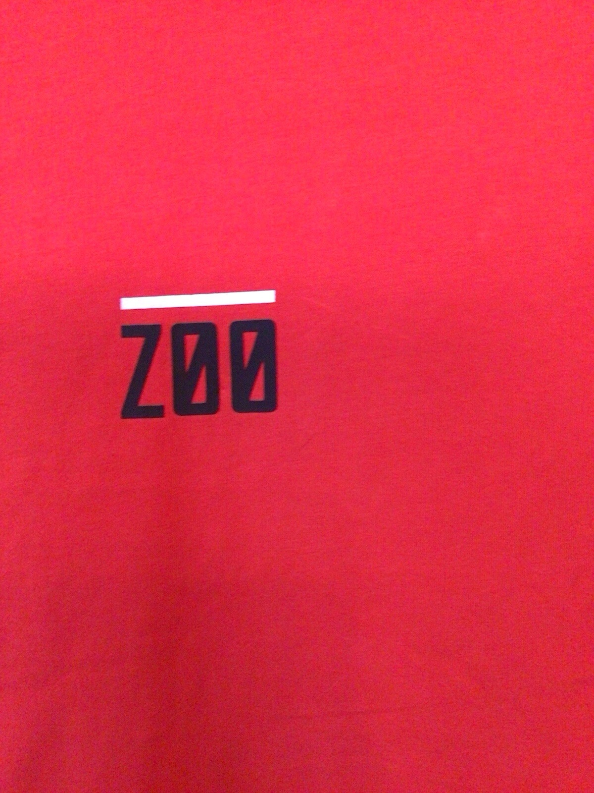 Raw Gear T-shirt Zoo Culture Men’s Short Sleeve RED S Black ZOO Graphic NWT gallery