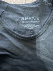 SPANX Men Shaping Top Short Sleeve Firm Compression Black L Nylon/Elastane