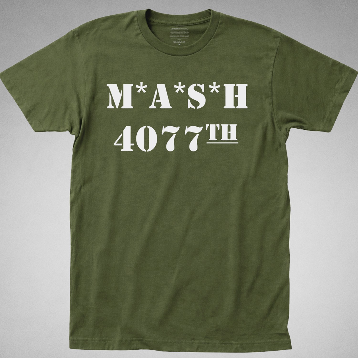 MASH 4077 th Shirt Hospital TV Show Army Military Division Vintage Retro Tee gallery