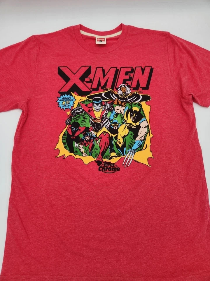 TOPPS x MARVEL X-MEN COMIC RED TEE BRAND NEW gallery