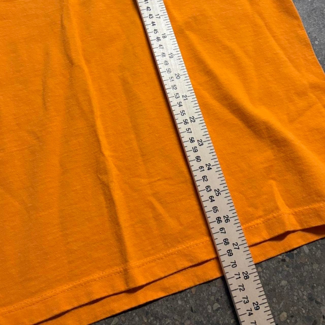 Y2K 2000s Nike Box Logo Orange Graphic T-Shirt gallery