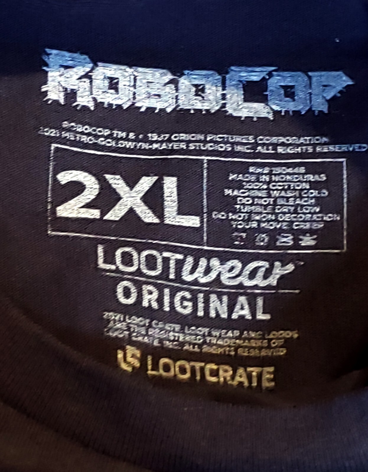 RETRO TEE ! 1980'S ROBOCOP MOVIE T-SHIRT LOOT CRATE NOT AVAILABLE IN STORES 2XL gallery