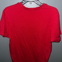 U.S. Polo Assn. Men’s Solid V-Neck Short Sleeve T-Shirt in Engine Red
