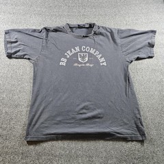 Bugle Boy Shirt Mens Medium Black BB Jean Company Eagle Crest Graphic Tee