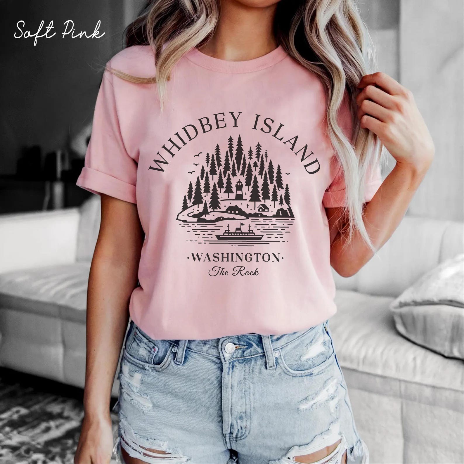 Whidbey Island Shirt Travel Gift for Washington Trip Lovers Souvenir Tee gallery