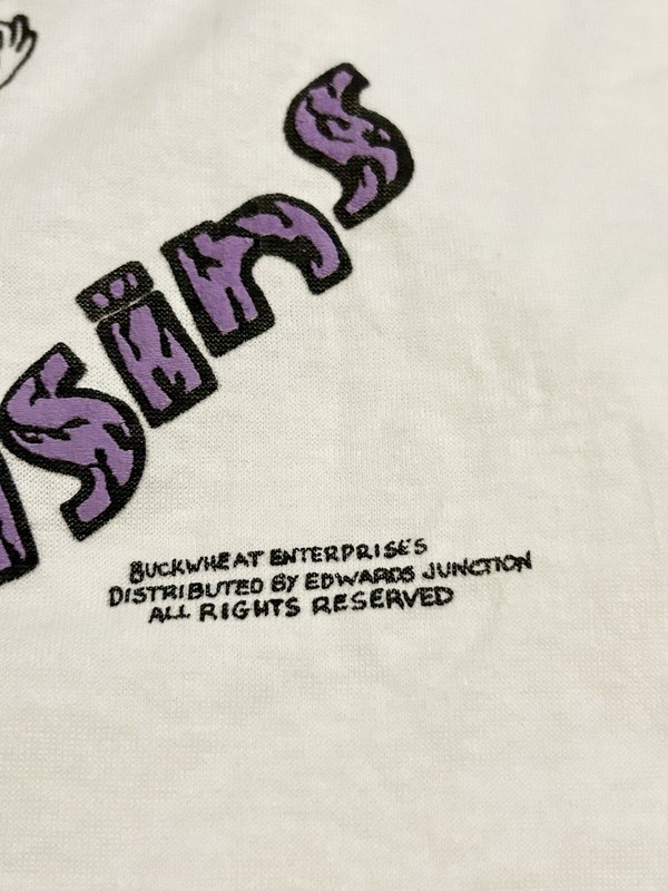 Vintage 80s Rascal Raisins Buckwheat Shirt Mens Large White Single Stitch Crew gallery