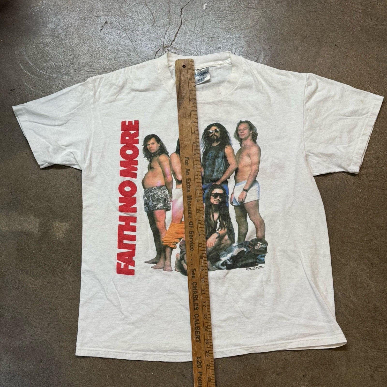 Vintage 1990 Faith No More You Fat Bastards T Shirt XL Single Stitch Brockum gallery