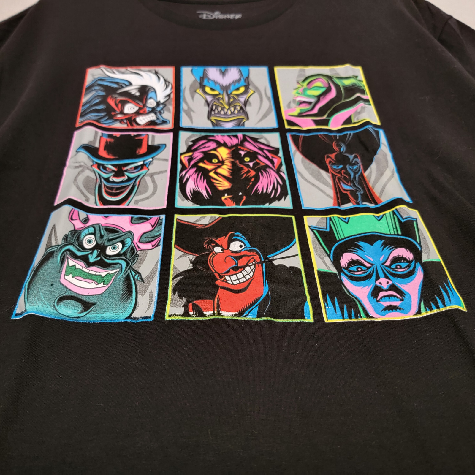 DISNEY VILLAINS SHIRT Mens 3XL XXXL BLACK NEW ANIMATION MENS CASUAL CRUELLA NWT gallery