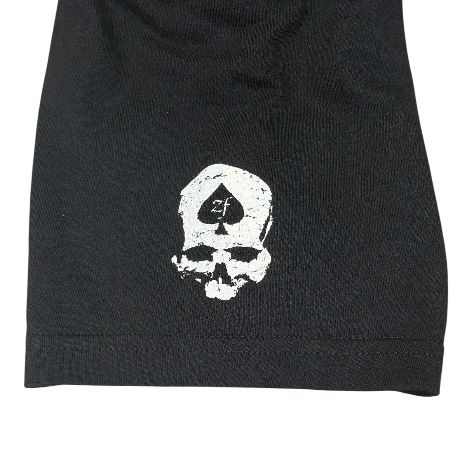 Wash With Souls Fire Rises Skull Graphic T-shirt Men's XL Black Grunge Punk Edgy gallery