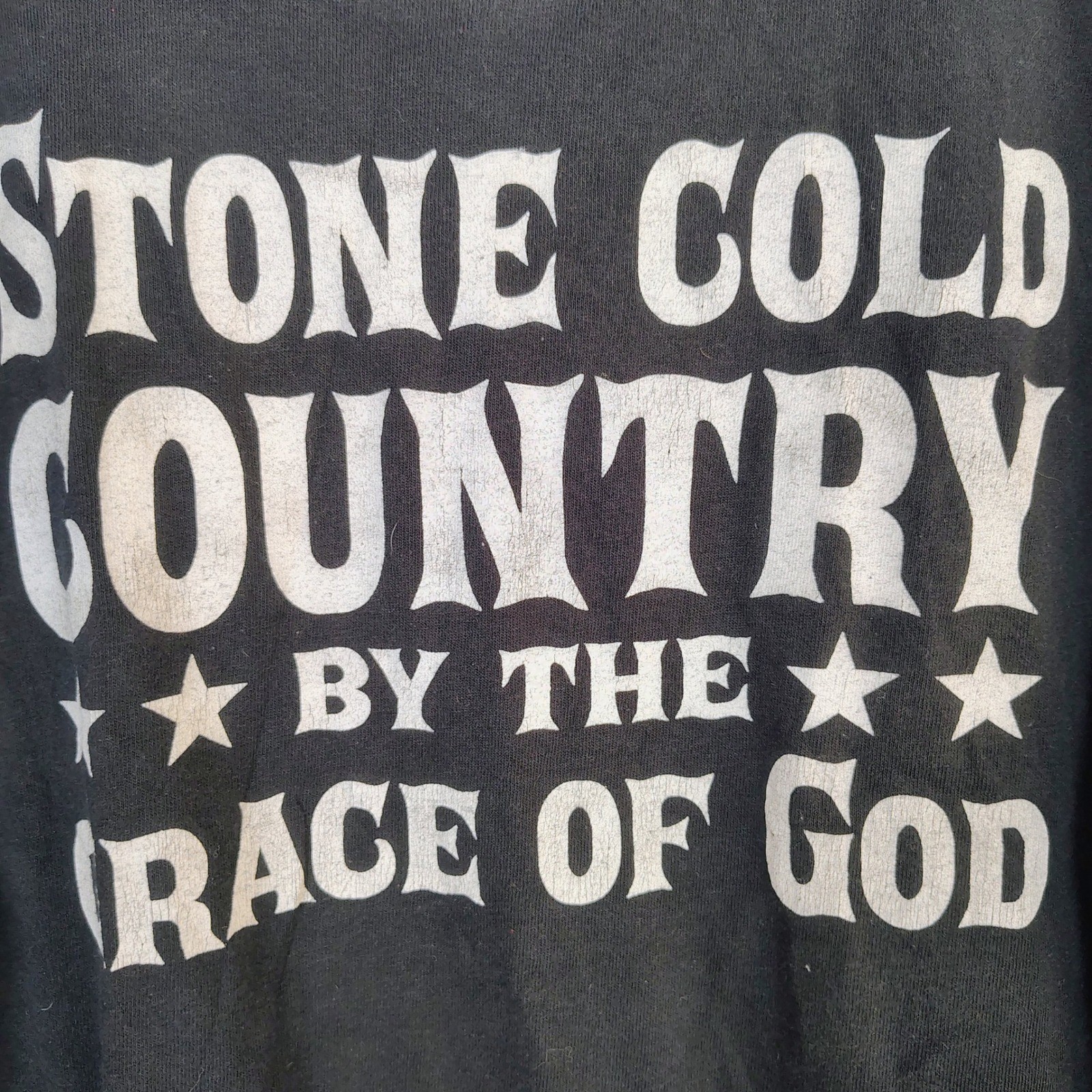 Brantley Gilbert Nation Stone Cold Country Black Graphic T-Shirt Mens Medium gallery